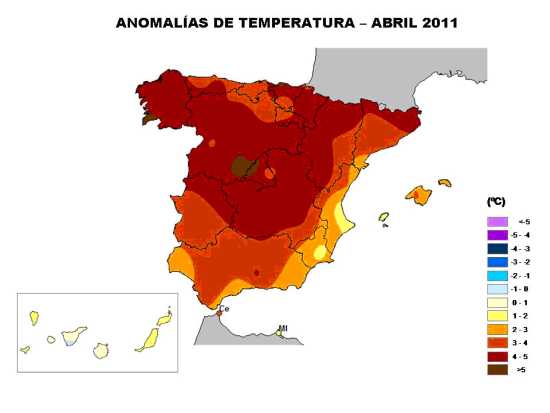 Temperatura abril 2011