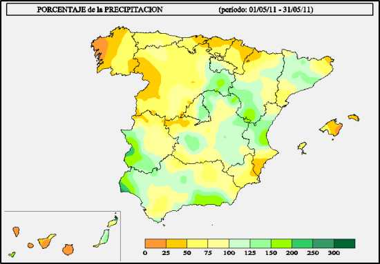 Precipitación mayo 2011