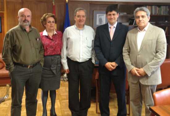 Ernesto Rodríguez Camino, Charo Díaz Pabón, Francisco Pérez Puebla, Daniel Cano y Fernando Aguado