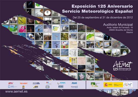 Cartel 125 aniversario de AEMET