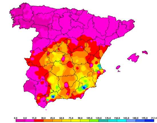 Precipitación 28-09-2012