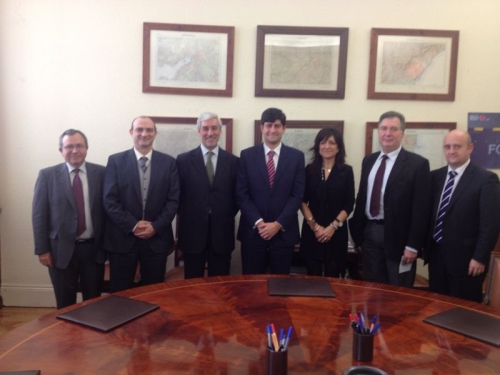 Los presentes en la reunión