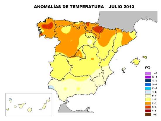 Temperatura julio 2013