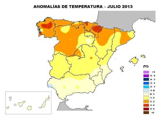 Temperatura julio 2013