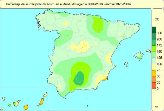 Año hidrológico 2012-2013