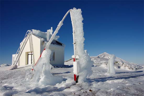 Izaña nevado