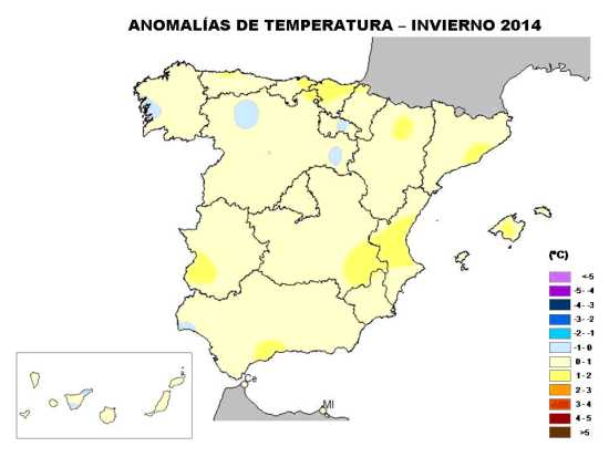 Temperaturas invierno