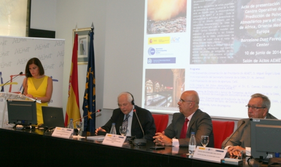 Presentación del "Dust Forecast Center"