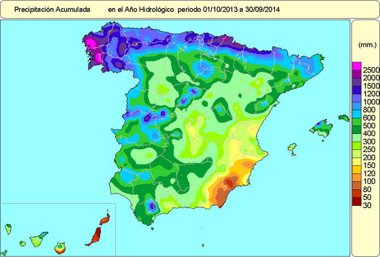 Precipitación acumulada