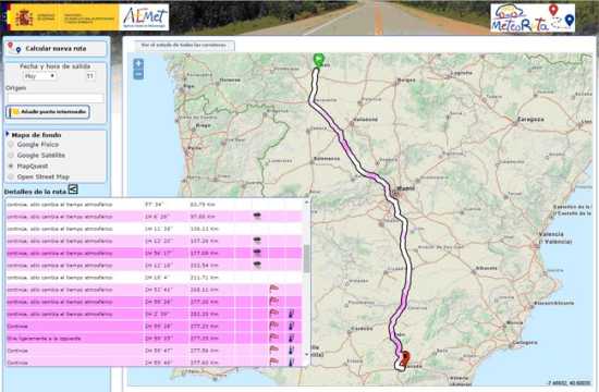 Calculador de rutas