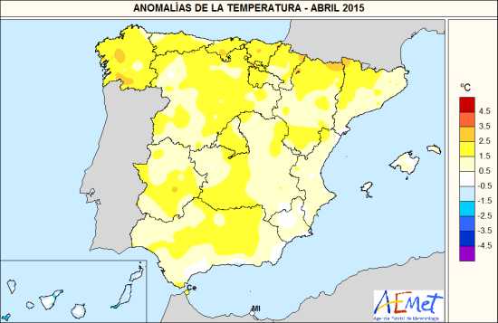 Temperatura abril 2015