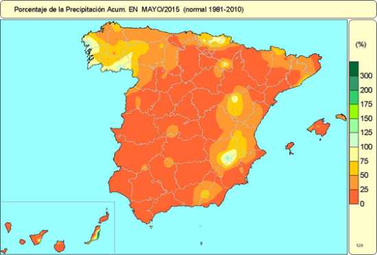 Precipitaciones mayo 2015