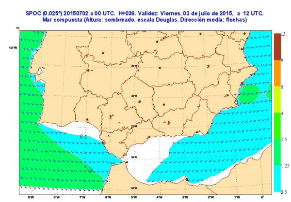 Prediccion especial para el estrecho