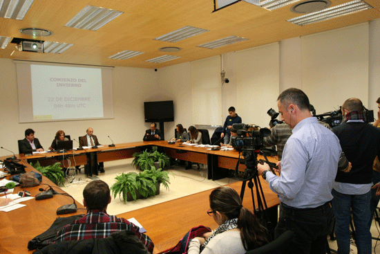 Rueda de prensa estacional