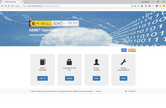 Sistema AEMET OpenData para la difusión y la reutilización de la información meteorológica y climatológica de la Agencia