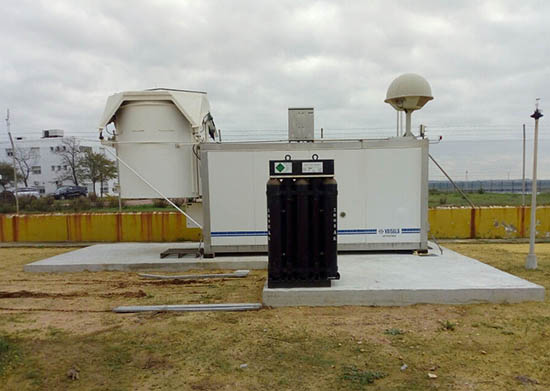 La estación de sondeos automáticos instalada en Huelva