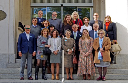 Grupo de trabajo MEDINA junto con los familiares de Mariano Medina