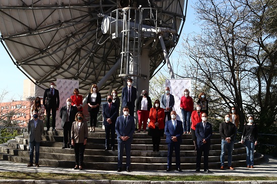 Imágenes de la visita del presidente del Gobierno, Pedro Sánchez, a la sede central de la Agencia Estatal de Meteorología (AEMET). Foto: Pool Moncloa/Fernando Calvo