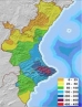 Precipitación acumulada en la Comunidad Valenciana - días 11 y 12 de octubre de 2007