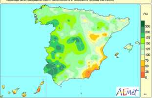 Precipitación primavera 2016