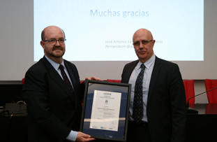 Entrega del Certificado de Calidad de Aenor a Aemet