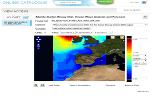 Programa Copernicus Oleaje