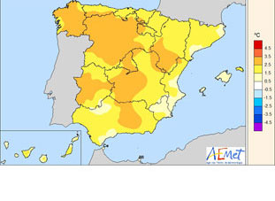 Mayo, seco y extremadamente cálido