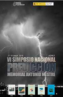 Cartel anunciador del VI Simposio Nacional de Predicción