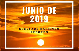 Resumen climático del mes de junio de 2019