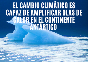 El cambio climático favorece olas de calor en la Antartida