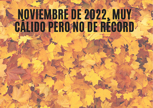 Resumen climatico del mes de noviembre