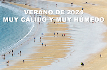 Verano de 2024, muy cálido y muy húmedo