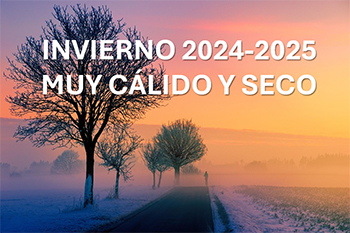 El último invierno ha sido el séptimo consecutivo más cálido de lo normal