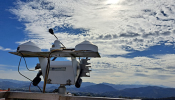 Instrumentos de medición de radiación solar en el observatorio de Igeldo