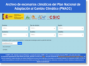 Archivo proyecciones climáticas AR6