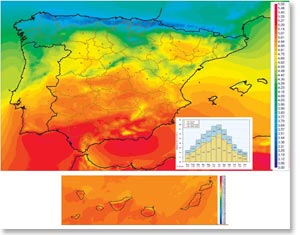 Atlas de radiación solar en España