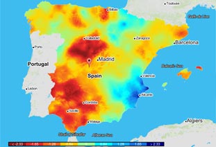 Monitor sequía meteorológica