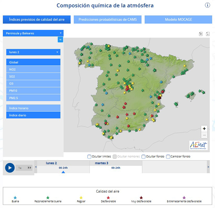 Nuevo apartado sobre composición química de la atmósfera